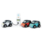 Tender Leaf Toys - Smart Car Set - 3 Pretend Electric Wooden Smart Cars with Charging Unit - Open-Ended Play Toy, Explore Role-Play and Imagination