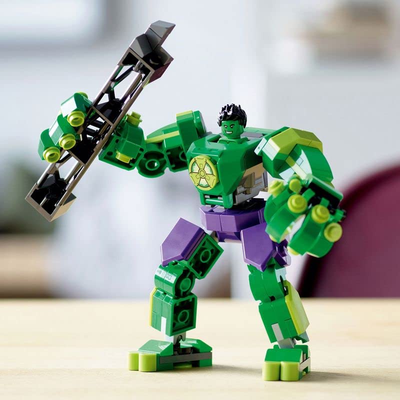 LEGO Marvel Hulk Mech Armor 76241, Avengers Action Figure Set, Collectable Super Hero Buildable Toys for Boys and Girls Ages 6 Plus, Gift Idea