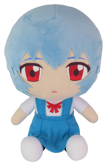 Great Eastern Entertainment Evangelion New Movie - Rei Uniform Sitting Plush 12" H