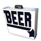 PARTYPONG Standard 8-Foot Folding Beer Pong Table w/Beer Pong Balls - Top Pong Edition
