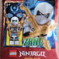 LEGO Ninjago Dragons Rising Season 2: Zane Climber Minifigure with Weapons