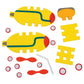 Fun Express 3D Floating Submarine Craft Kit - Makes 12 - Crafts for Kids and Fun Home Activities - VBS Vacation Bible School Supplies/Decor