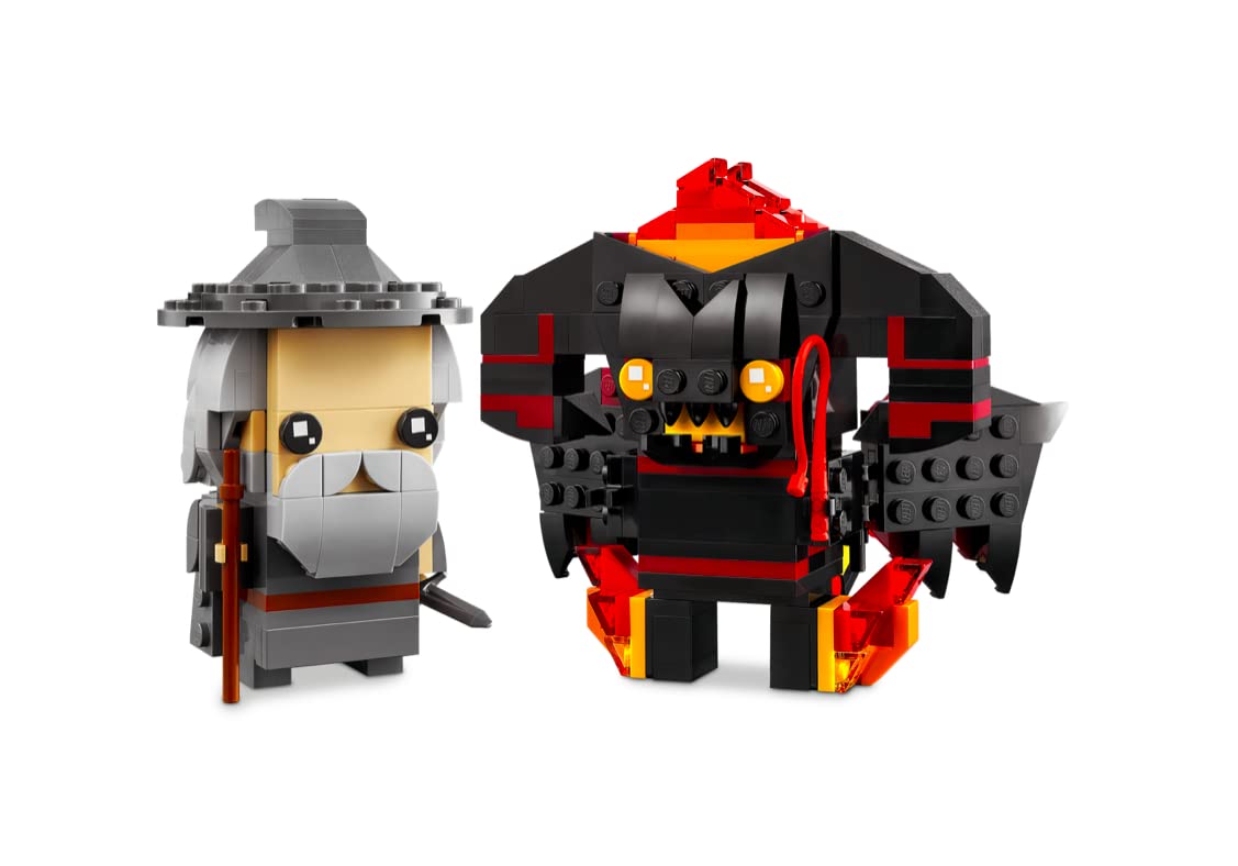 Lego BrickHeadz 40631 Gandalf the Grey & Balrog Set