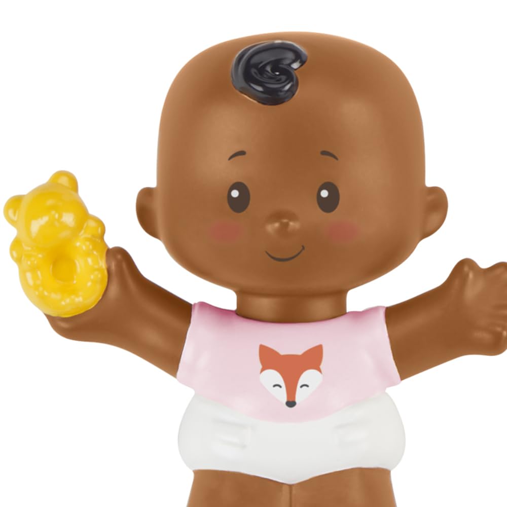 Fisher-Price Replacement Part Little People Snuggle Twins Playset GKP69 - Replacement Girl Figure Pink Shirt with Fox