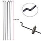 5 Sets Nylon Control Horns + Steel PushRods 1.2 x 180mm+ Pushrod Connector Linkage Stopper 1.8mm Parts for RC Airplane Model Aircraft