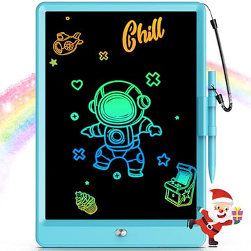 Bravokids Toys for 3-6 Years Old Girls Boys, LCD Writing Tablet 10 Inch Doodle Board, Electronic Drawing Pads, Educational Birthday Gift for 3 4 5 6 7