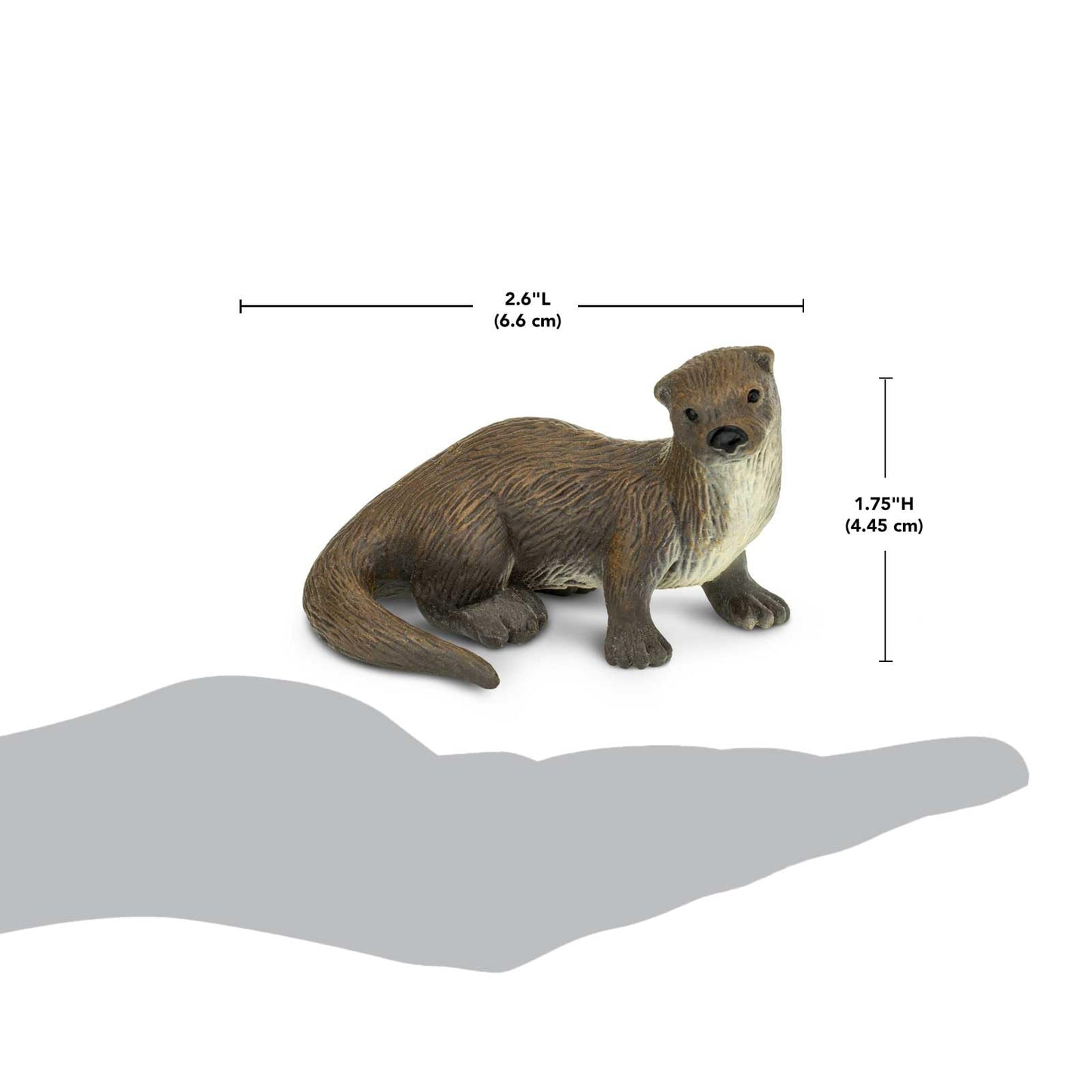 Safari Ltd. River Otter Figurine - Realistic 3" Wildlife Figure - Educational Toy for Boys, Girls, and Kids Ages 3+
