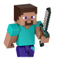 Mattel Minecraft Action Figure & Accessories 2-Pack with Steve in 3.25-inch Scale, Collectible Toy Set