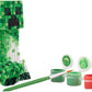Minecraft Paint Your Own Figurines Set - Bundle with DIY Painting Set Featuring Creeper and Wolf Plus Stickers, More | Minecraft Painting Kit