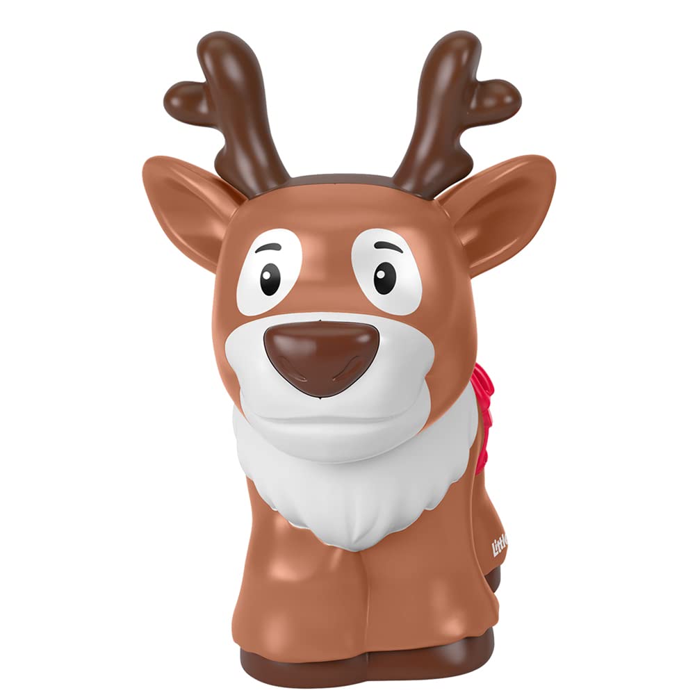 Mattel Replacement Part for Fisher-Price Little People Winter Holiday Christmas Playset - HJW19 ~ Replacement Reindeer Figure