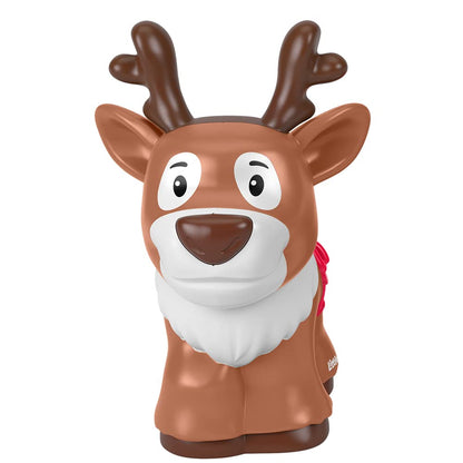 Mattel Replacement Part for Fisher-Price Little People Winter Holiday Christmas Playset - HJW19 ~ Replacement Reindeer Figure