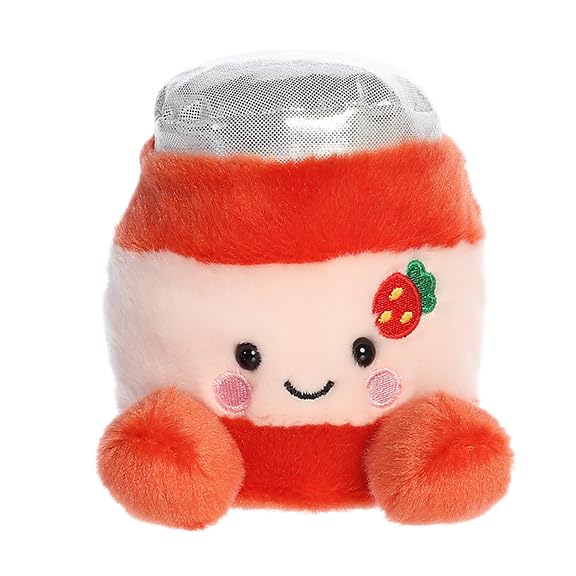 Aurora® Adorable Palm Pals™ JJ Strawberry Jelly™ Stuffed Animal - Fun Collectible Plush for Kids and Adult Collectors - Perfect for Decorating Rooms