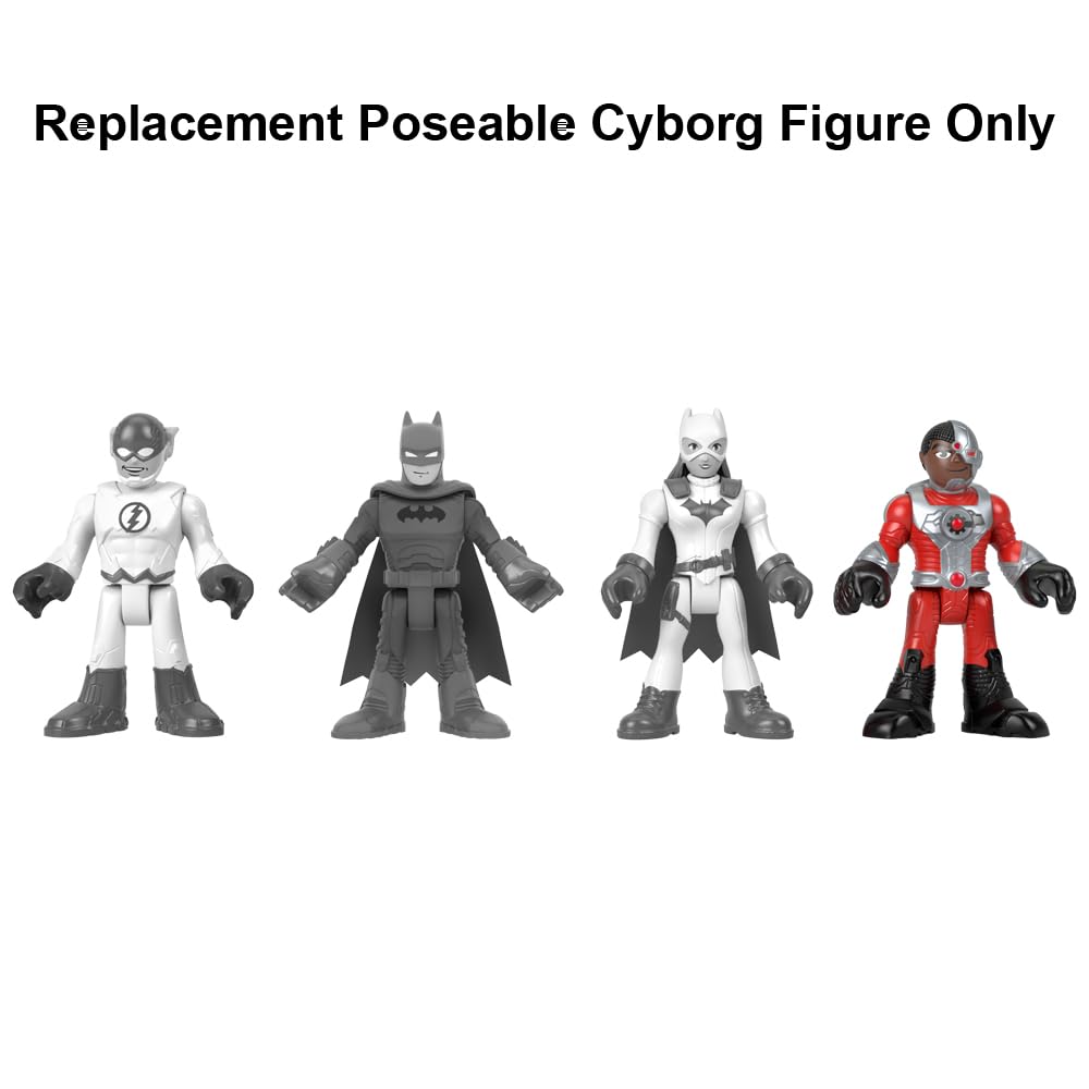 Fisher-Price Replacement Part Imaginext Playset Inspired by DC Superfriends Super Villain - HML59 - Replacement Cyborg Figure