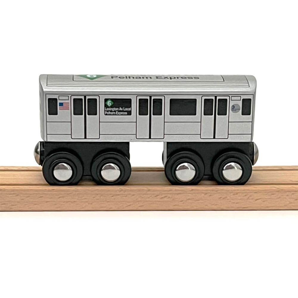 MUNI PALS MP01-11X6 Wooden Subway Car NYC Lexington Ave Pelham Express R62 6 Train