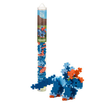 PLUS PLUS Dinosaur Playset Bundle - 280 Mini Interlocking Building Block Pieces, Animals Figures 3D Puzzle, Fun Stem Toys for Kids