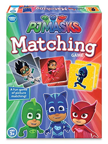 Wonder Forge PJ Masks Matching Game by Wonder Forge | For Boys & Girls Age 3 to 5 | A Fun & Fast Memory Game for Kids | Connor, Greg, Amaya, Night