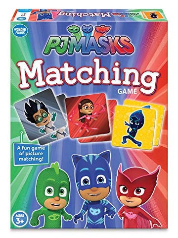 Wonder Forge PJ Masks Matching Game by Wonder Forge | For Boys & Girls Age 3 to 5 | A Fun & Fast Memory Game for Kids | Connor, Greg, Amaya, Night