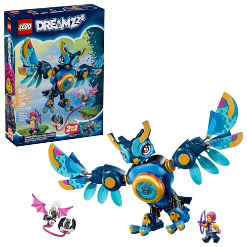 LEGO DREAMZzz Zoey’s Time Owl Building Toy - Pretend Play Set for Girls & Boys - Storytelling Toy for Kids, Ages 8+, with 2 Construction Modes - Gift