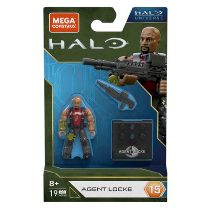MEGA BLOCKS Agent Locke Halo Universe Figure