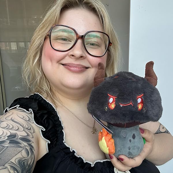 Squishable - Alter Egos Series 9: Hellfire Mushroom - Alter Ego Collection - 7 in - Soft Toy Collectible Stuffed Animal - Beans