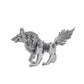 3D Metal Model Kits, Mechanical Wolf 3D Metal Puzzle,Steel Animal Series DIY Brain Teasers Simple 3D Puzzles Home Decor Art Craft Gifts Toys for Adult