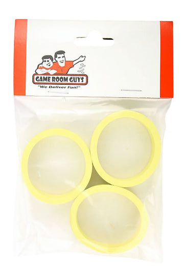 Game Room Guys Pinball Flipper Rubber - Yellow - Set of 3
