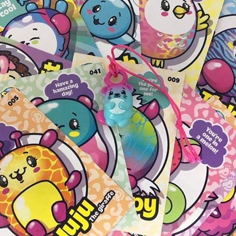Pikmi Pops Surprise! Trading Cards 14 Cards per Pack and 1 Charm Bundle of 8 Packs