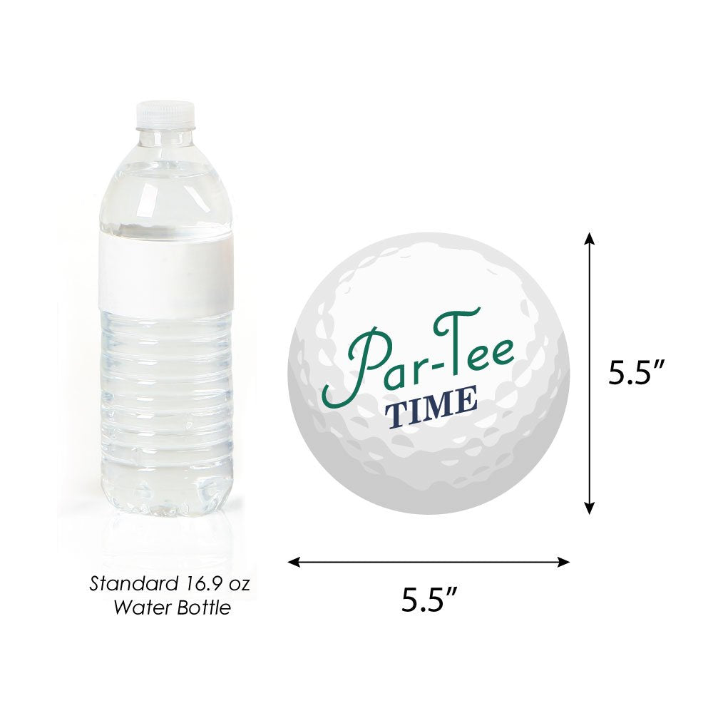Big Dot of Happiness Par-Tee Time - Golf - Paper Decorations DIY Birthday or Retirement Party Essentials - Set of 20