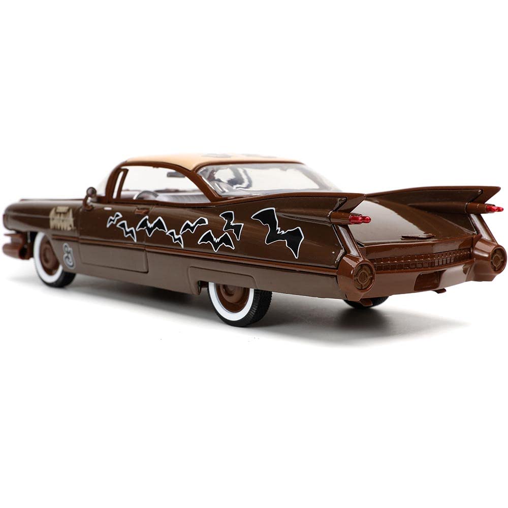 Jada Toys Count Chocula 1:24 1959 Cadillac Coupe DeVille Die-Cast Vehicle with Count Chocula Figure, Toys for Kids and Adults