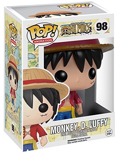 Funko POP One Piece - Monkey D. Luffy Pop! Vinyl Figure (Bundled with Compatible Pop Box Protector Case) Multicolor 3.75 inches