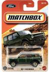 Matchbox 2021 Ford Bronco 30/125 [Green] 1:64 Scale Diecast Toy Vehicle