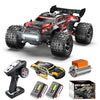 1:18 Scale RC Cars All Terrain Off Road 4WD Remote Control Car 36KM/H High Speed RC Monster Truck, Electric Vehicle with 2.4GHz Racing Car , Two 7.4V