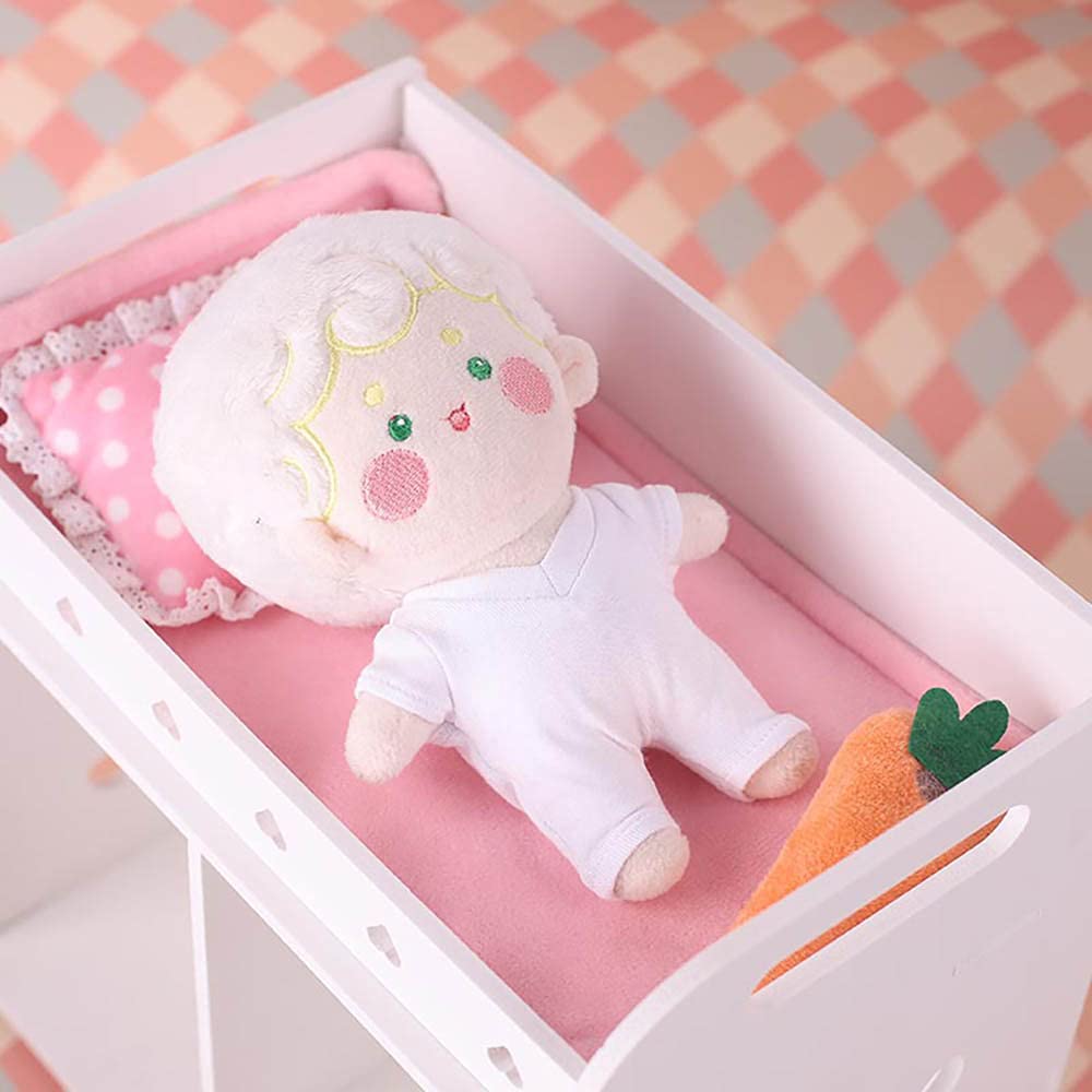 niannyyhouse 20cm Plush Doll Clothes V-Neck Anti-Stain Underwear Doll Dress up (20CM-V-Neck)