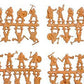 Alliance 1/72 Scale Dwarves Figures Set 1,2 Model Kit, New in Box