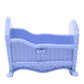 Replacement Part for Collectible Fisher-Price Loving Family Grand Manor Dollhouse T4692 - Replacement Blue Baby Doll Rocking Cradle