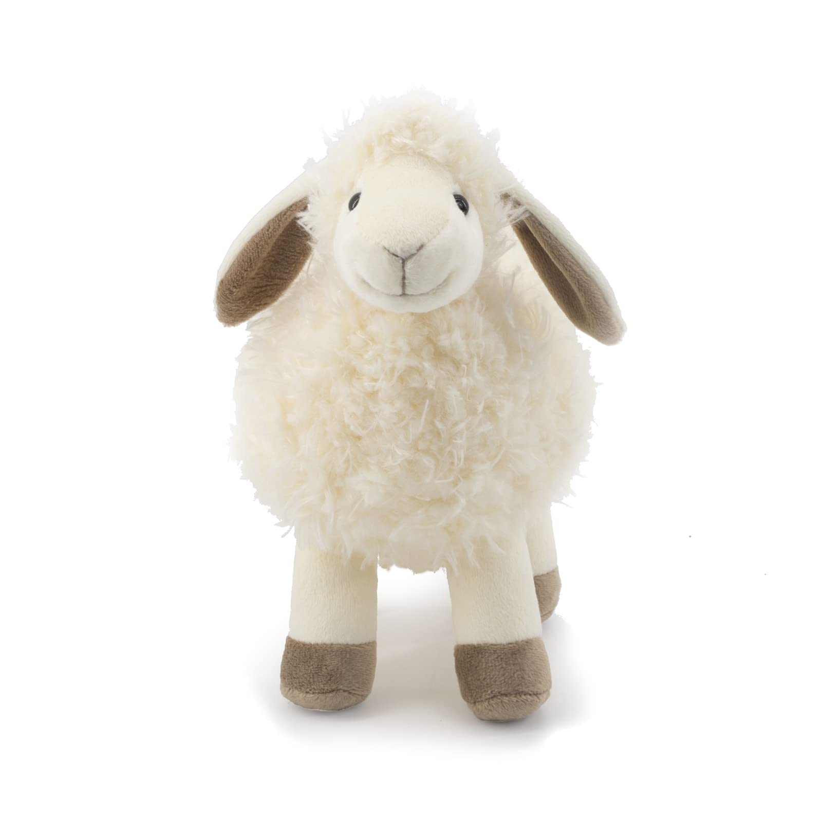 MR ViviCare 8.5" White/Cream Sheep Stuffed Animals for Boys and Girls,Soft and Adorable Lamb Plush Toys for Newborn Babies,Great Gifts on
