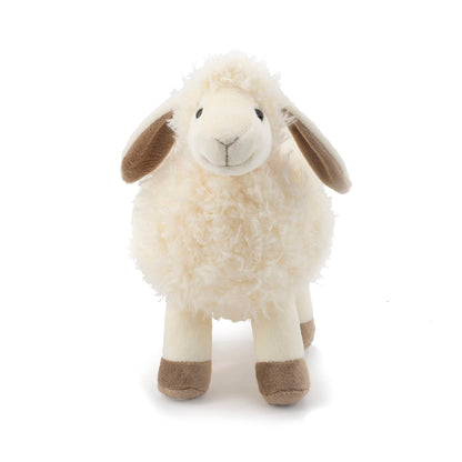 MR ViviCare 8.5" White/Cream Sheep Stuffed Animals for Boys and Girls,Soft and Adorable Lamb Plush Toys for Newborn Babies,Great Gifts on