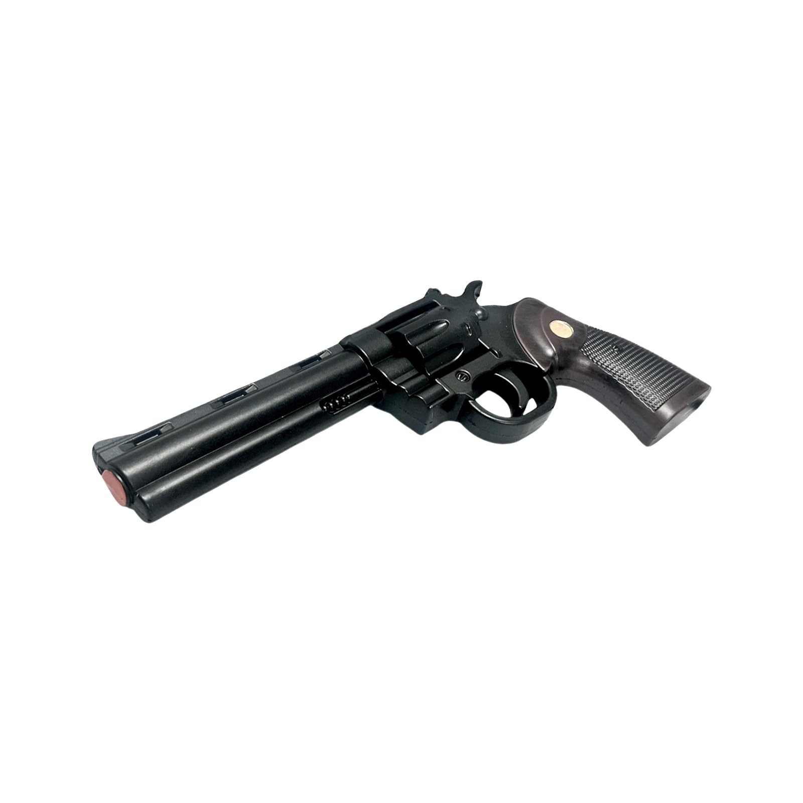 Colt Python Foam Replica Revolver - 11.5” PU Foam Cosplay Prop - Iconic Snake Gun from Movies, Games & Anime Halloween Collections (Black)