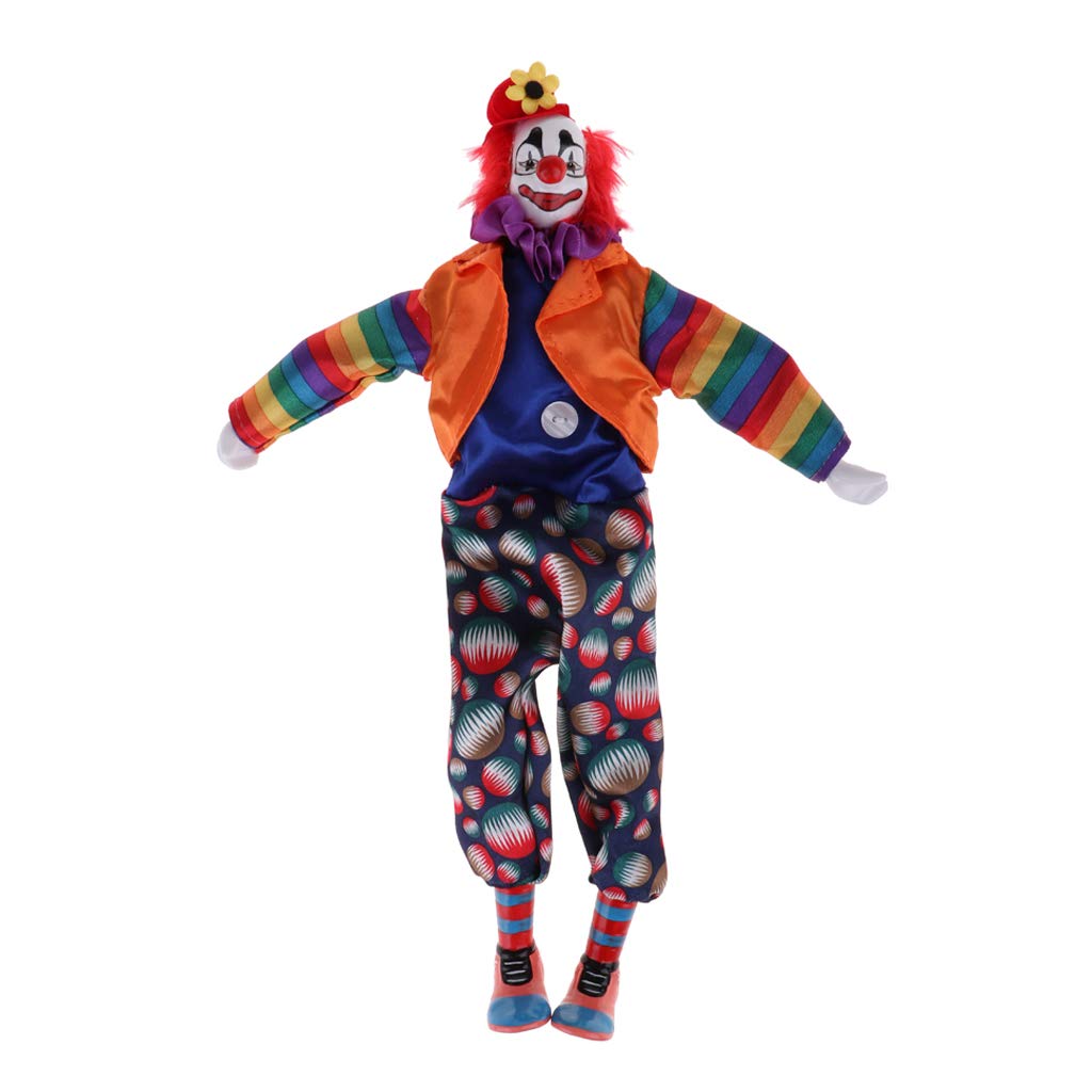 menolana Porcelain Clown Doll Halloween Christmas Decoration Souvenirs Collections #3