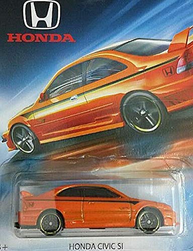 Hot Wheels Honda Series Orange Honda Civic Si 1:64 Scale Collectible Die Cast Metal Toy Car Model