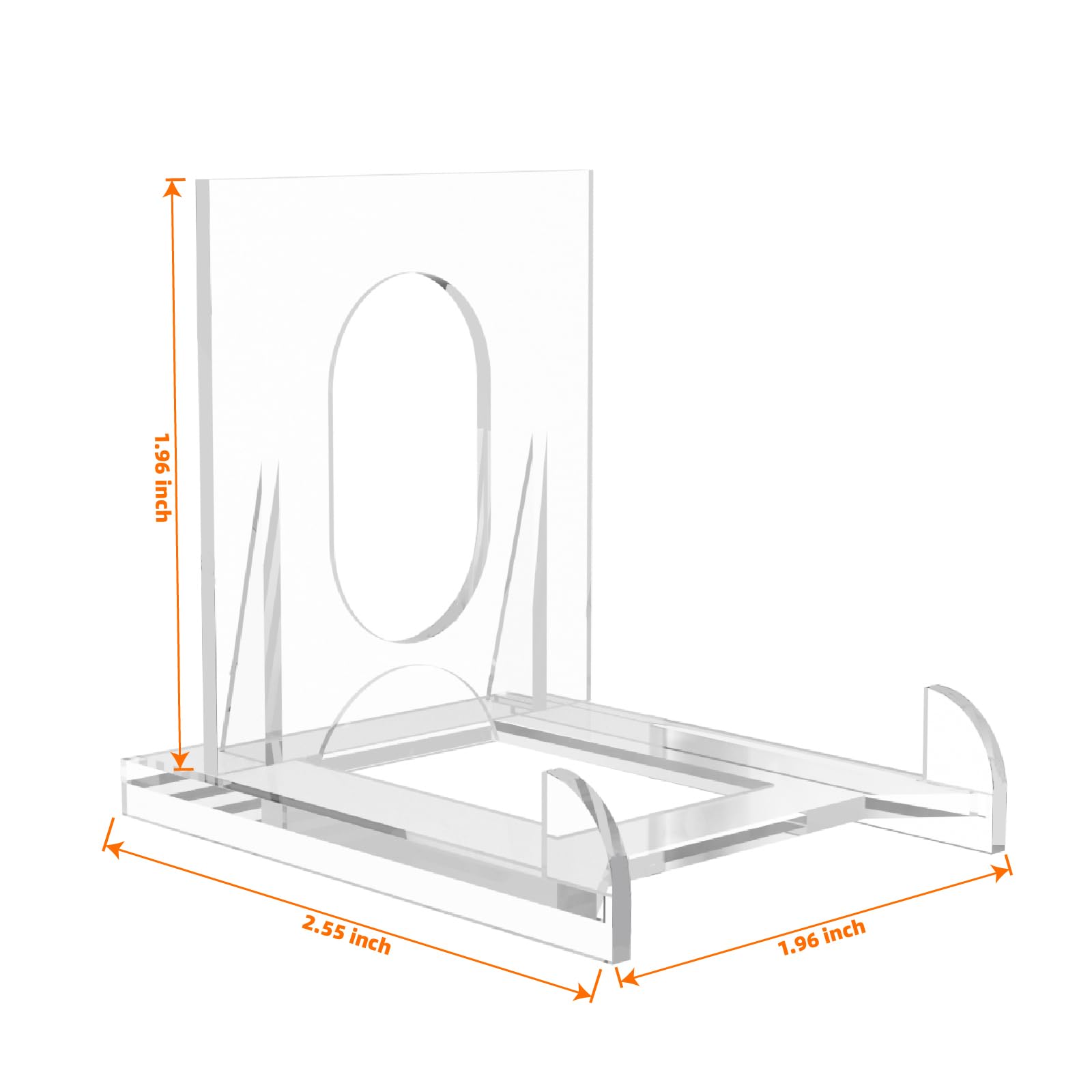 RIXUGIT 30-Pack 2-Piece Card Display Stands