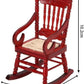 Brown 1/12 Miniature Rocking Chair Dollhouse Furniture Accessories Doll House Accessory