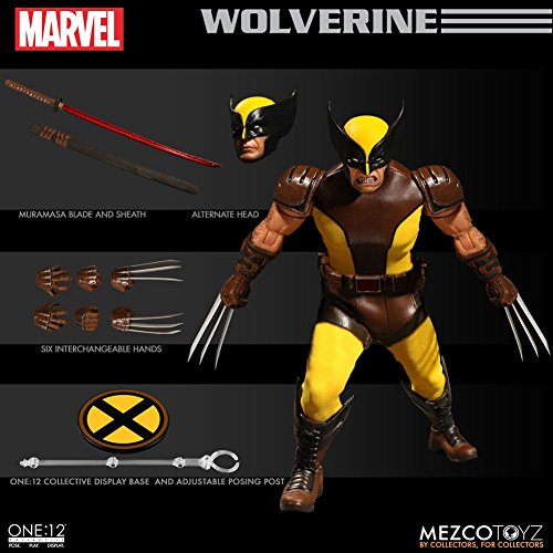 Mezco Toys One: 12 Collective: Marvel Wolverine Action Figure