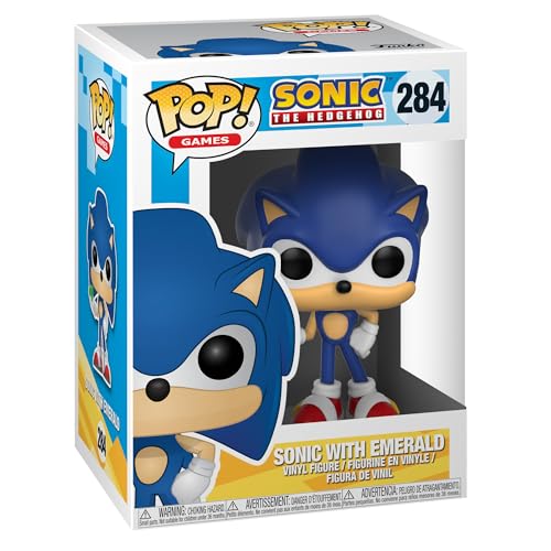 Funko POP! Games: Sonic the Hedgehog - Sonic with Emerald