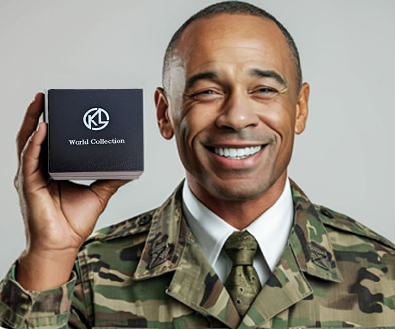 Jofanvin Air Force Gifts ChallengCoin Sets with Box,Best Gifts for Airmen (AIR Force)