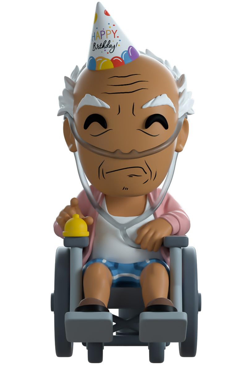 You Tooz Hector Salamanca 5 Inch Vinyl Figure, Official Licensed Hector Salamanca Collectible by Youtooz Breaking Bad Collection, White, Pink
