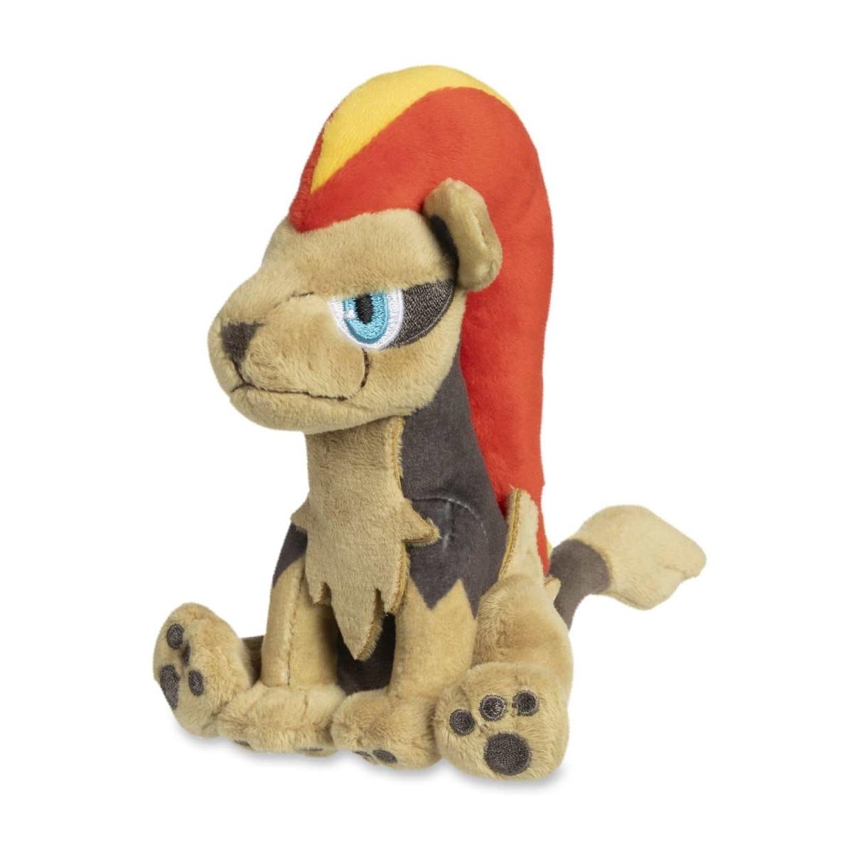 Pokémon Center: Pyroar (Female) Sitting Cuties Plush, 5 ¾ Inch