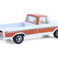 1977 F 150 Ranger XLT Pickup Truck Orange and White All Terrain Series 17 1/64 Diecast Model Car by Greenlight 35310D