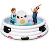 Large 5.5FT Inflatable Kawaii Kiddie Pool- Giant Backyard Swimming Pool