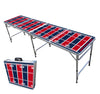 8-Foot Professional Beer Pong Table - New England Football Field